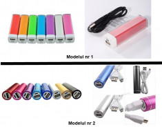 2600 mAh - Baterie Externa Universala cu dubla iesire / Power Bank - iPhone Ipad Samsung MP3 Mp4 player PSP tablete foto