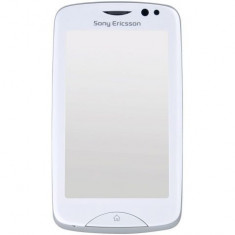Carcasa fata cu touchscreen Sony Ericsson CK15i txt pro alba - Produs NOU + Garantie - BUCURESTI foto
