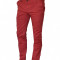 Pantaloni ZR MAN David Beckham Italian Style New Look conici de bumbac rosu - masura 35 A02 Transport Gratuit