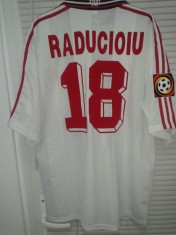 Tricou de joc Florin RAducioiu-18-VFB Stuttgart 1998-1999- Dinamo-Romania foto