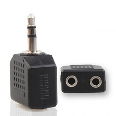 Spliter 3.5 jack to 2 x stereo socket, mufa jack foto