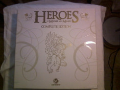 Heroes Complete Edition, editie de colectie, jocurile de la Heroes 1 la 5 si add-on-uri, DVD soundtracks, Album artworks, carti Tarot Heroes5, tricou. foto