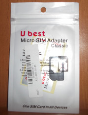 21. Adaptor micro sim - sim normal iphone 4, 4s , galaxy s3, s III, ipod, HTC foto