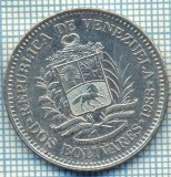 1844 MONEDA - VENEZUELA - 2 BOLIVARES - anul 1988 -starea care se vede