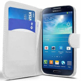 Husa Samsung Galaxy S4 I9500 i9501 I9505 I9508 + folie + stylus, Cu clapeta, Piele Ecologica