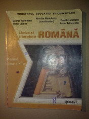Nicolae Manolescu - Limba si literatura romana manual pentru clasa a XI a foto