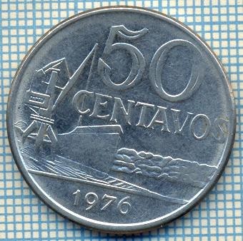 1822 MONEDA - BRAZILIA - 50 CENTAVOS - anul 1976 -starea care se vede foto