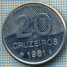 1827 MONEDA - BRAZILIA - 20 CRUZEIROS - anul 1981 -starea care se vede