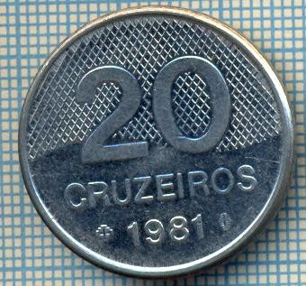 1827 MONEDA - BRAZILIA - 20 CRUZEIROS - anul 1981 -starea care se vede