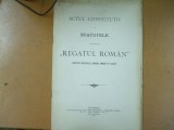 Statutele societatii Regatul Roman societate industriala anonima Bucuresti 1905