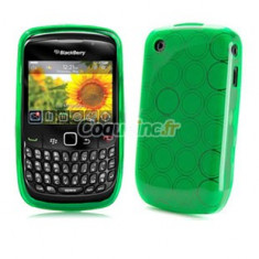 Husa silicon verde blackberry 8520 curve foto