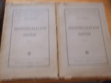 INDIVIDUALITATE SI DESTIN - 2 Volume - Ion Biberi - 1945, 399+406 p., Alta editura