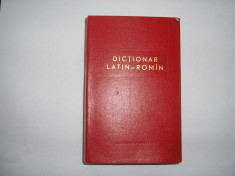 DICTIONAR LATIN - ROMAN,rf3/3,RF11/4 foto