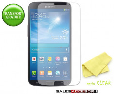 FOLIE SAMSUNG GALAXY MEGA 6.3 I9200 PROTECTIE ECRAN (SET DE 2 BUC) - TRANSPORT GRATUIT POSTA RO! foto