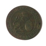 SPANIA 2 CENTIMOS 1870 F. FRUMOASA **