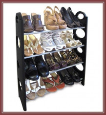 Etajera Suport Pentru 12 Perechi De Incaltaminte Stackable Shoe Rack foto