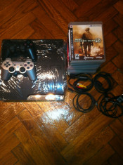 sony ps3 slim 500 gb + 11 jocuri + 2 joysticuri foto