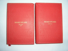 Opere : vol.1+ 2 - Shakespeare,cartonate,r37,RF12/1 foto