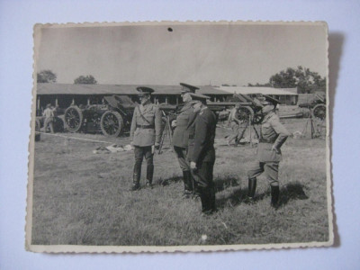 REDUCERE 10 LEI! RARA! FOTOGRAFIE LOGISTICA MILITARA(TUNURI) DIN ANII 30 foto