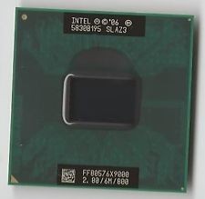 Procesor laptop: Intel Core 2 Extreme X9000 (2.8GHz,6MB cache, 800MHz FSB, SLAZ3, socket P PGA478) - ECHIVALENTCU i7, T9500, T9600, T9800, T9900 foto