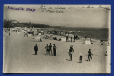 CARTE POSTALA -MANGALIA -PLAJA 1930,PRET REDUS ! foto