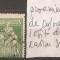 TIMBRE 97h, ROMANIA, 1921, ASISTENTA SOCIALA, 10 BANI, EROARE, PROEMINENTA DE CULOARE IESITA DIN CADRU, SUS, ECV, CURIOZITATE, VARIETATE, ERORI