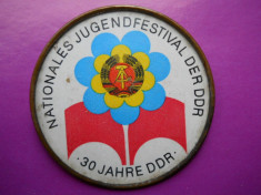 GERMANIA [DDR] FESTIVALUL TINERETULUI DIN RDG -30 ANI RDG - HOPCT foto