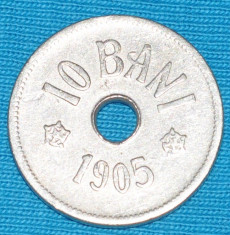 2266 ROMANIA 10 BANI 1905 foto