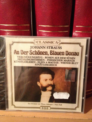 JOHANN STRAUSS - THE BLUE DANUBE .. (1991) cd nou/sigilat foto