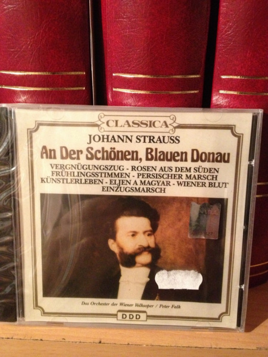JOHANN STRAUSS - THE BLUE DANUBE .. (1991) cd nou/sigilat