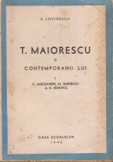 E.Lovinescu-Titu Maiorescu si contemporanii lui-V.Alecsandri,M.Eminescu,A.D.Xenopol foto