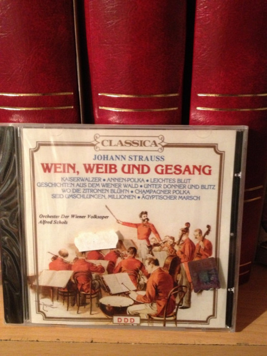 JOHANN STRAUSS - WEIN,WEIB UND GESANG .. (1991) cd nou/sigilat