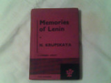 Memories of Lenin (1893-1917)-Nadezhda Krupskaya, Alta editura