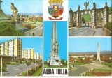 CPI (B3513) ALBA IULIA. MOZAIC, EDITURA MERIDIANE, CIRCULATA, 1977, STAMPILE, TIMBRU, Fotografie