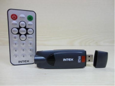 TV Tuner Extern, Stick USB cu Radio si Telecomanda, pt. RDS, UPC, Dolce, DIGI, GARANTIE ! foto