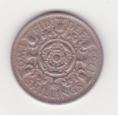 (M25) - MONEDA ANGLIA - 2 SHILLINGS 1963 foto