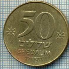 4041 MONEDA - ISRAEL - 50 SHEQALIM - anul 1984 ? -starea care se vede