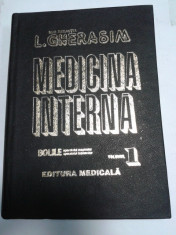 MEDICINA INTERNA - L.GHERASIM -volumul 1-Bolile aparatului respirator/locomotor foto