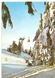 CPI (B3578) POIANA BRASOV. STATIA TELEFERIC - SOSIRE, EDITURA OSETCM, CIRCULATA, 1992, STAMPILE, TIMBRU IMPRIMAT