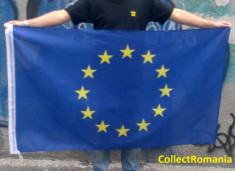 Oferta: Set steaguri Romania si Uniunea Europeana - cel mai bun pret foto