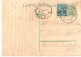 CPI (B3562) CARTE POSTALA. CIRCULATA, 1934, BORSEC - PIATRA NEAMT, STAMPILE, TIMBRE : IMPRIMAT CAROL II SI LIPIT TIMBRUL AVIATIEI, Printata