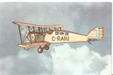 CPI (B3599) C-RAIU, DE HAVILLAND DH9 - UNUL DIN PRIMELE AVIOANE FOLOSITE PE CURSELE AERIENE INTERNE, 1926, NECIRCULATA, TAROM, AVION