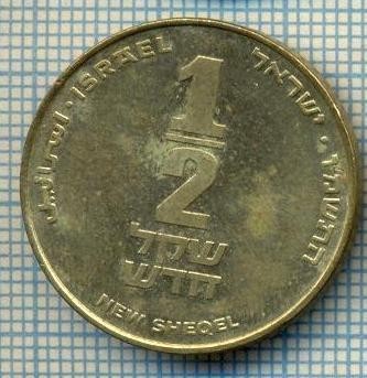 4035 MONEDA - ISRAEL - 1/2 NEW SHEQEL - anul 1986 ? -starea care se vede foto