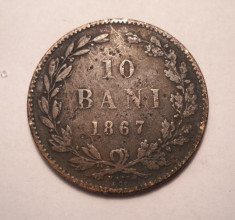 10 bani 1867 Watt foto