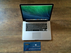 SUPER PRET MacBook PRO RETINA Display 15&amp;#039;&amp;#039; - Procesor QUAD CORE i7 !!! PLACA VIDEO NVIDIA + INTEL HD !!! SSD 256GB -APROAPE NOU- CEL MAI MIC PRET !! foto