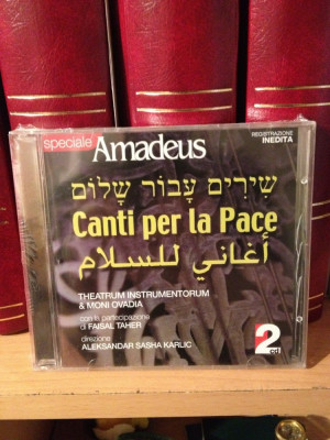 CANTI PER LA PACE - 2CD with FAISAL TAHER (1999) cd nou/sigilat foto