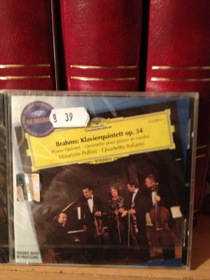 BRAHMS - KLAVIERQUINTETT OP. 34 (M. POLLINI) (1980/UNIVERSAL/UK ) cd nou/sigilat foto