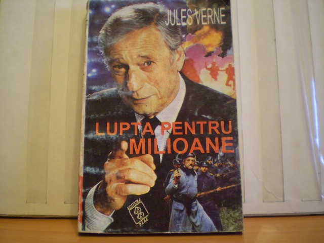 JULES VERNE - LUPTA PENTRU MILIOANE - ROMAN DE AVENTURI - ED . BEBE BUCURESTI , 1993 - 208 PAG .