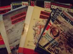 REVISTA INTERNATIONAL CONSTRUCTION - 32 DE NUMERE - 1981-1986 foto