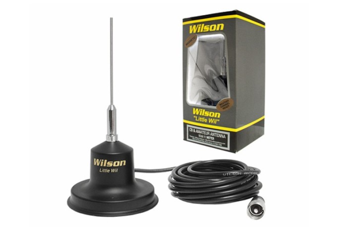 Antena statie auto CB WILSON LITTLE WIL 100cm foto mare Antena statie auto CB WILSON LITTLE WIL 100cm foto mare
